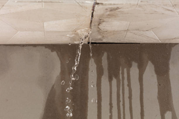 Professional Burst Pipe Cleanup technician working in Strausstown, PA